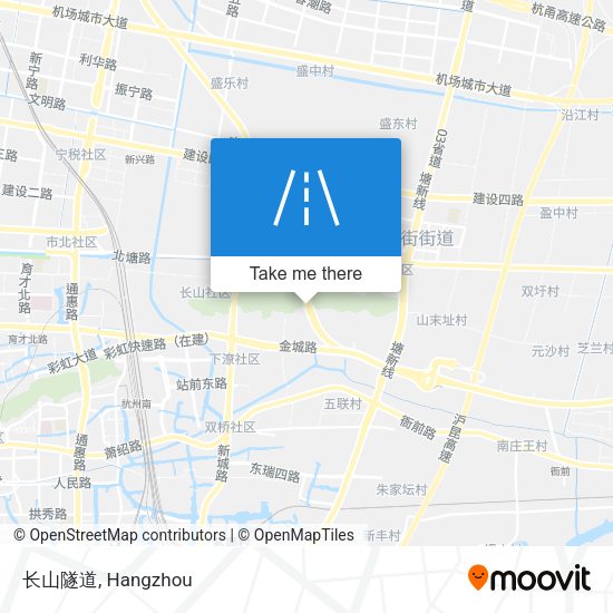 长山隧道 map