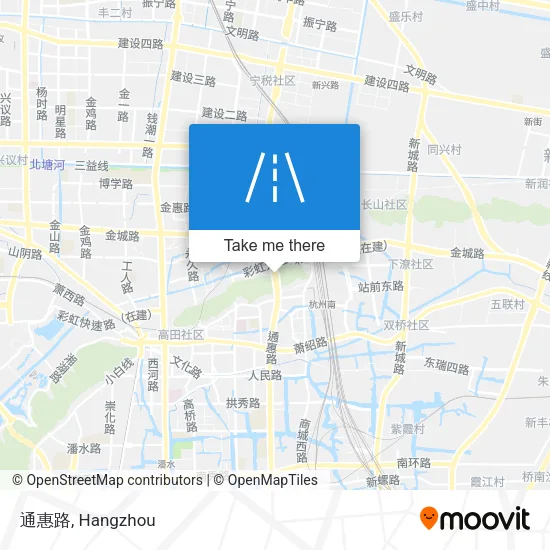 通惠路 map
