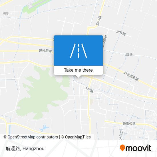 航谊路 map