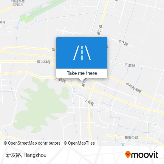 新友路 map