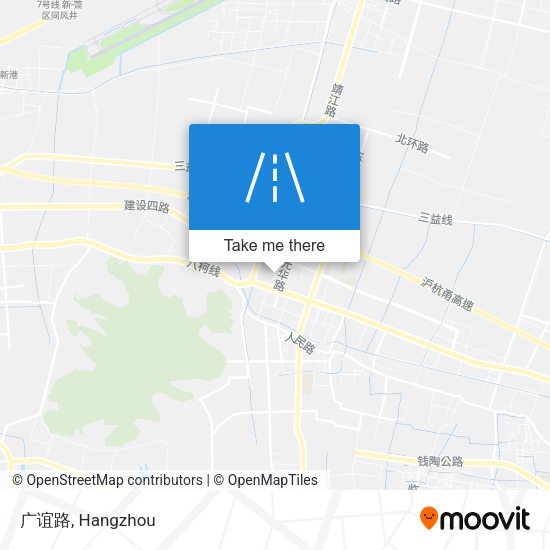 广谊路 map
