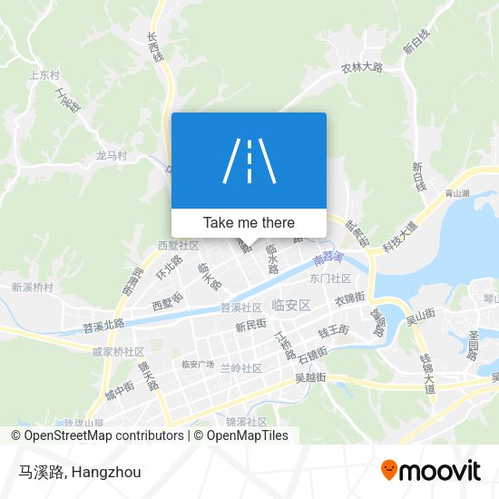 马溪路 map