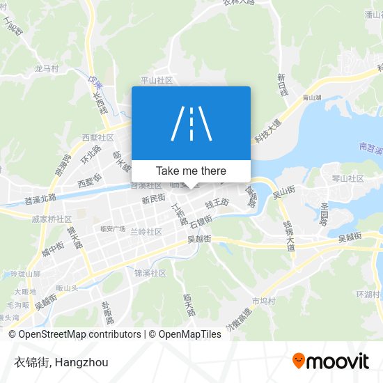 衣锦街 map