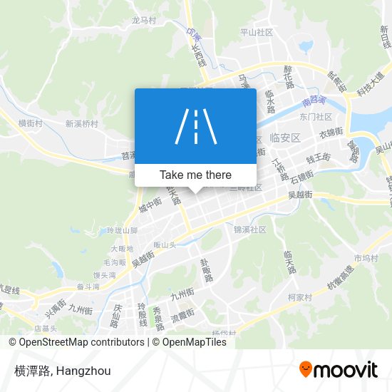 横潭路 map