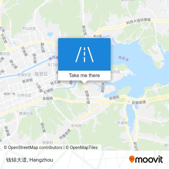 钱锦大道 map