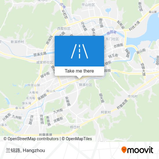 兰锦路 map