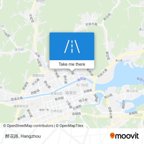 醉花路 map