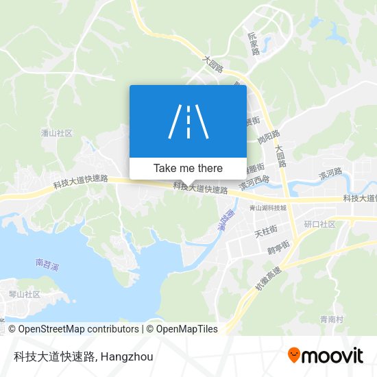 科技大道快速路 map