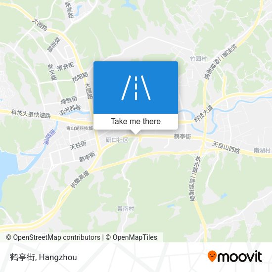 鹤亭街 map
