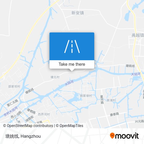塘姚线 map