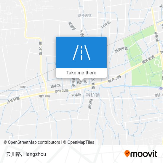 云川路 map