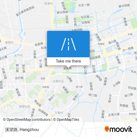 溪望路 map