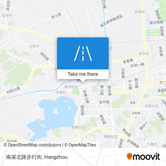 南渠北路步行街 map