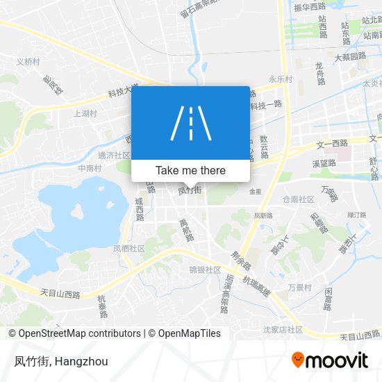 凤竹街 map