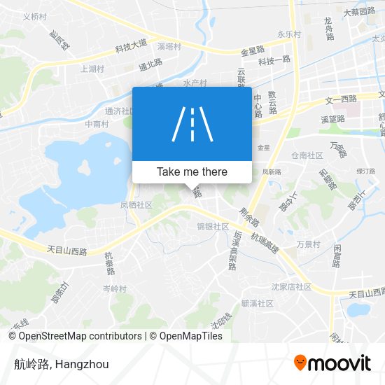 航岭路 map