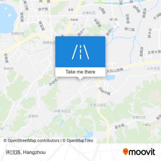 闲沈路 map
