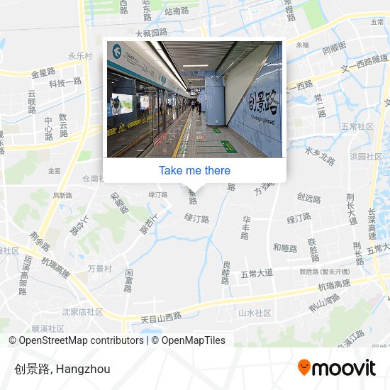 创景路 map