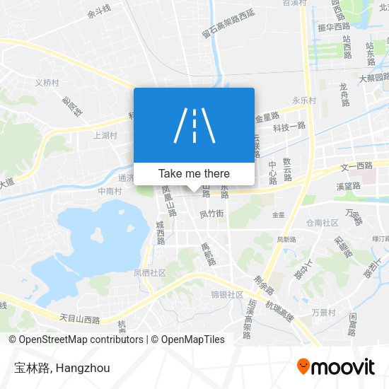 宝林路 map