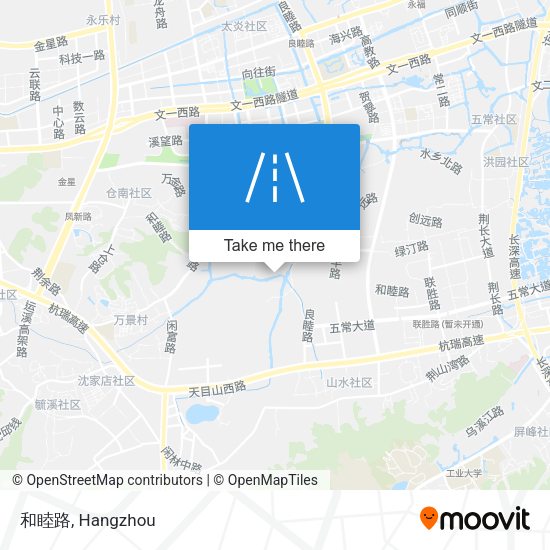 和睦路 map