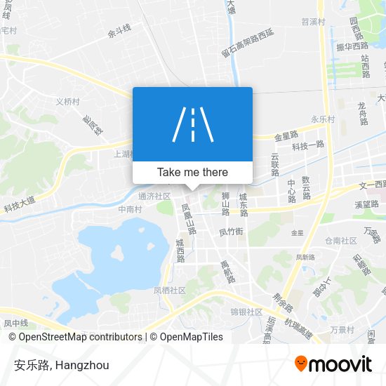 安乐路 map