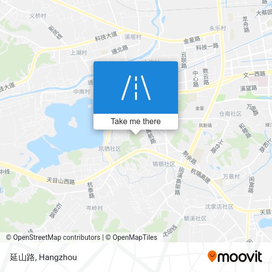 延山路 map
