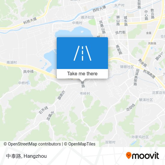 中泰路 map