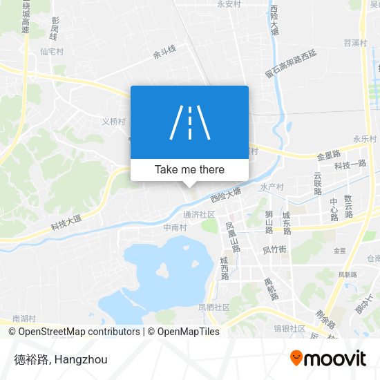 德裕路 map