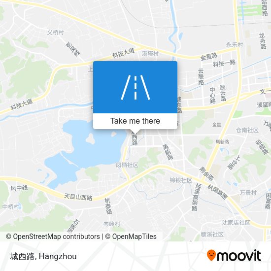 城西路 map