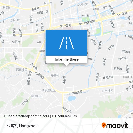 上和路 map