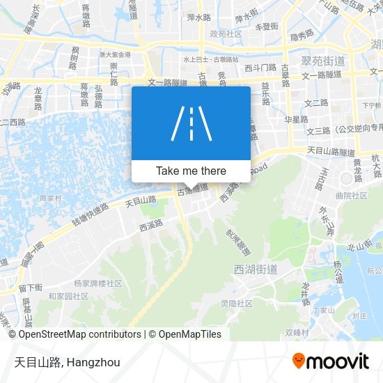 天目山路 map