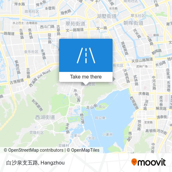 白沙泉支五路 map