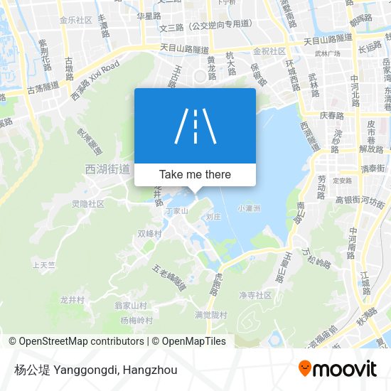 杨公堤 Yanggongdi map