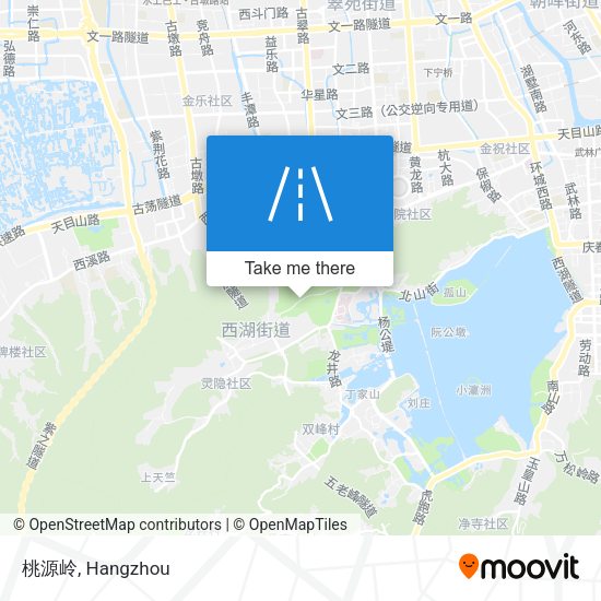 桃源岭 map