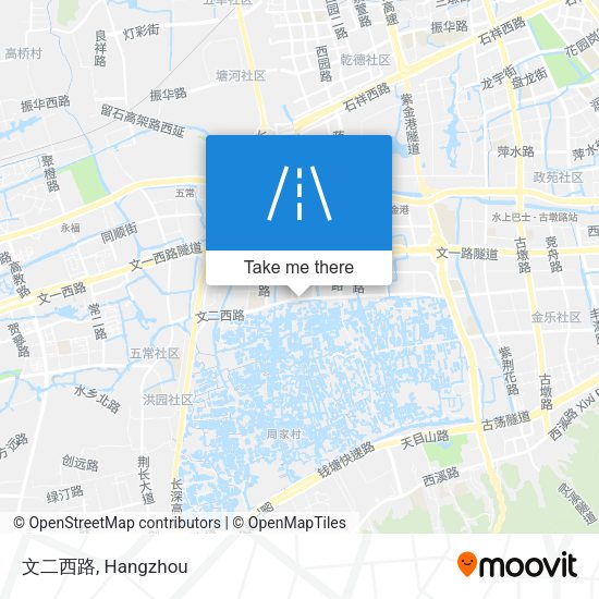 文二西路 map