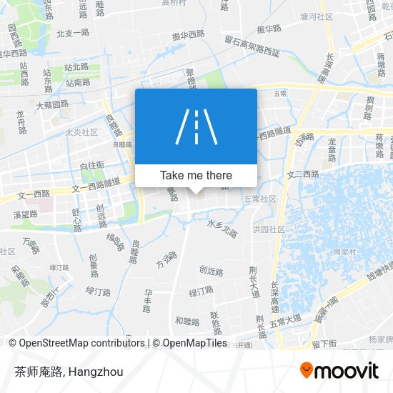 茶师庵路 map