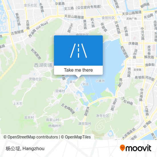 杨公堤 map