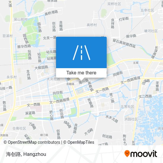 海创路 map