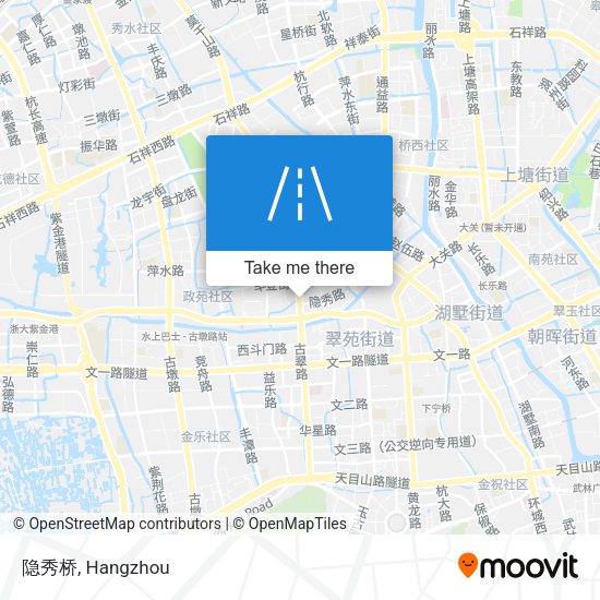 隐秀桥 map