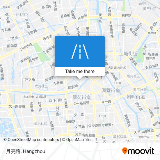 月亮路 map