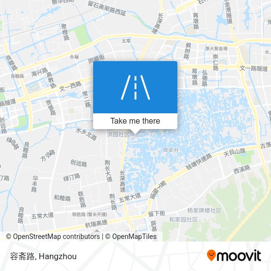 容斋路 map
