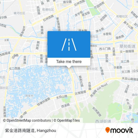 紫金港路南隧道 map