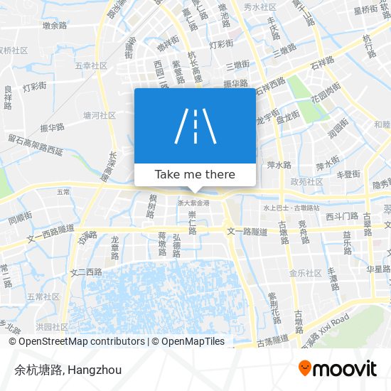 余杭塘路 map