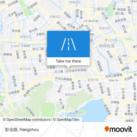 影业路 map