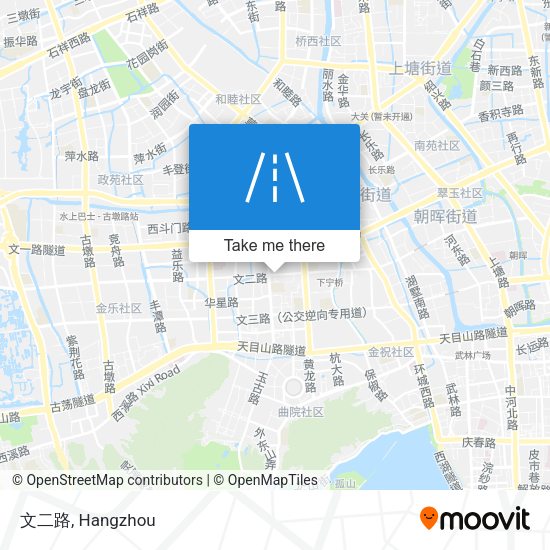 文二路 map