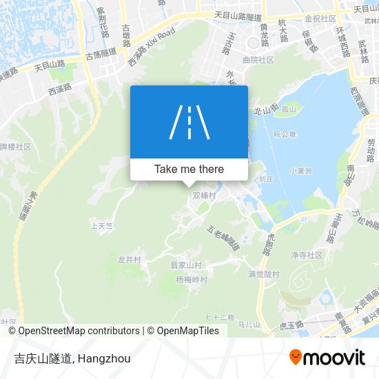 吉庆山隧道 map
