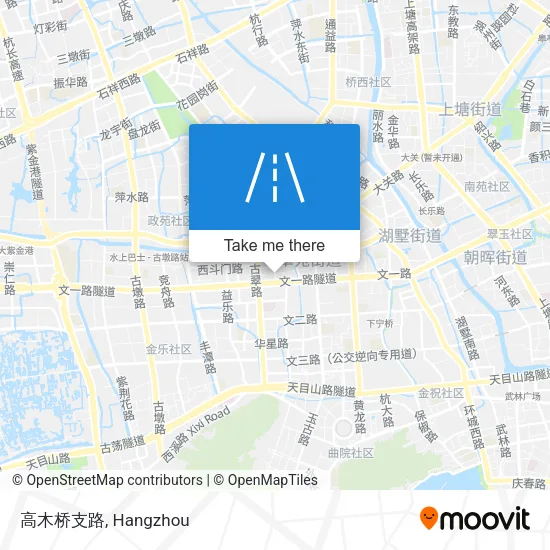 高木桥支路 map