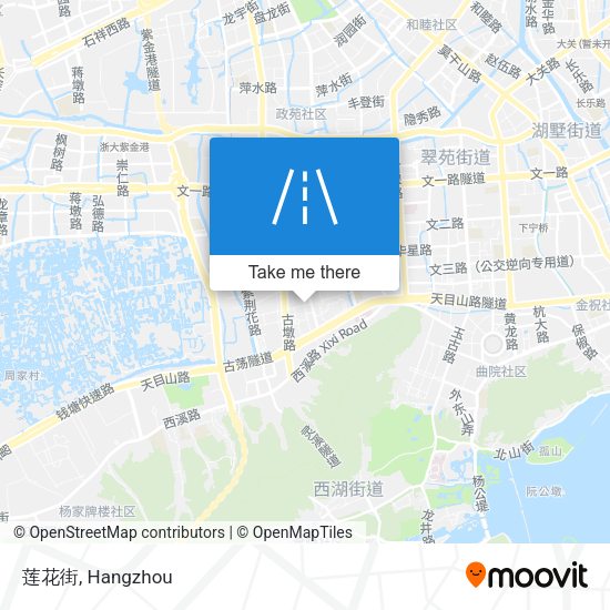 莲花街 map