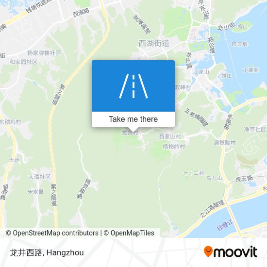 龙井西路 map