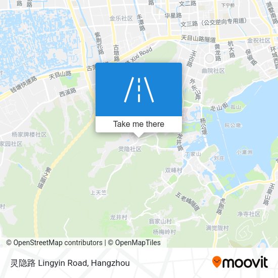 灵隐路 Lingyin Road map