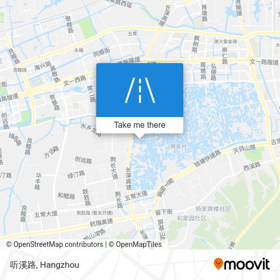 听溪路 map